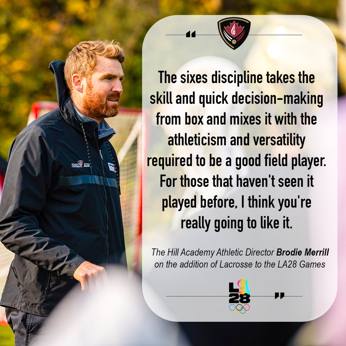 Athletic Director, Brodie Merrill reacts to the addition of sixes #lacrosse to the LA28 Olympic games.

Full story here: thehillacademy.com/post/the-hill-…