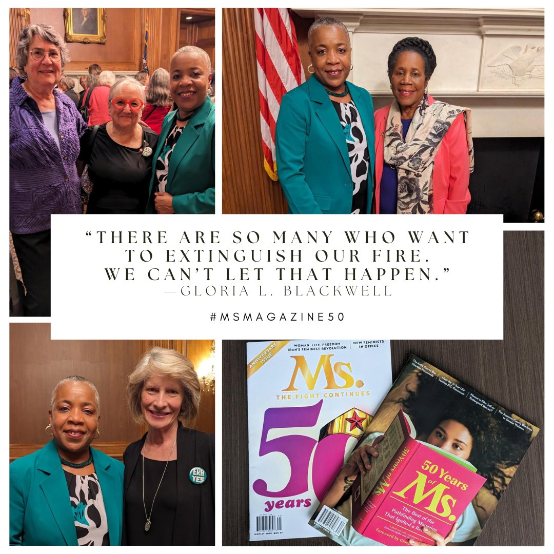 🎉 AAUW celebrates 50 years of @MsMagazine! We recently joined the celebration of women's voices and ideas. Thanks for helping @AAUW keep the flames alive and the revolution going y. Here's to more years of impact! 📖🥂 #MsMagazine50