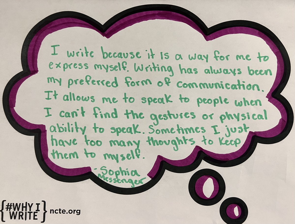 Today we are celebrating National Day on Writing! #whyiwrite