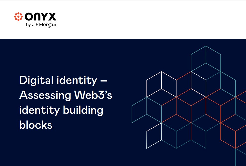 Onyx by J.P. Morgan recently published an article highlighting Web3, digital identity and ENS.

Let's dive in! 🧵
