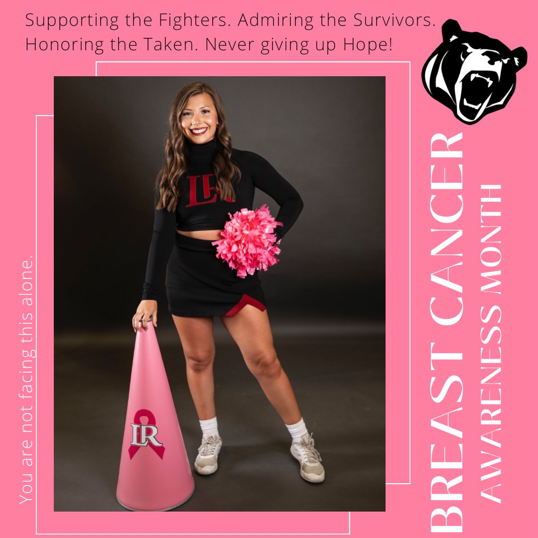 LRU_SpiritTeam's tweet photo. In honor of Breast Cancer Awareness month and the last day of Think Pink week with @lrzta
ππ©·
Remember early detection saves lives. Donβt delay, get your screening today!
#thinkpink #breastcancerawareness #bearsfightback #lruspirit #wefighttogether https://t.co/pvnhd7DWQn