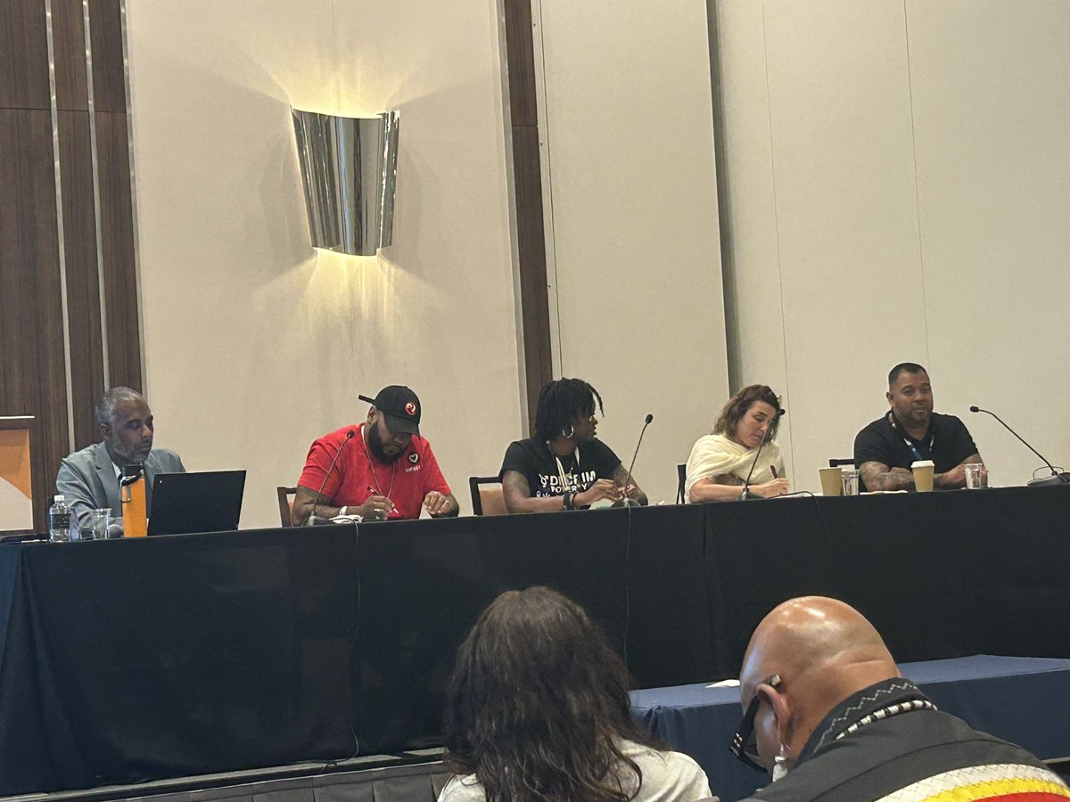 Another powerful #Reform2023 panel, calling to expand our understanding of who makes up our movement.

Youth are harm reductionists! As an adolescent, I took care of my parents through withdrawals and reversed overdoses.

My story is not unique. So many fight for #NoMoreDrugWar
