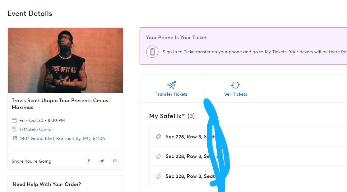 Anyone interested in buying Travis Scott tickets for tonight at T-Mobile Center, Kansas City, MO? I've got 3 for sale Send me a dm if you're interested in getting the tickets.. I'm selling cheap