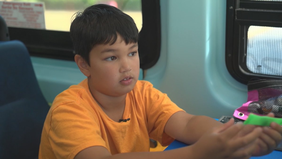 GlobalBC's tweet photo. Callum receives tutoring twice a week as well as regular counselling sessions to help with his anxiety thanks to the help of @VarietyBC. Watch: https://t.co/UYVLANac4i Donate during #VarietyWeek: https://t.co/qcW2zPMzaU https://t.co/azpqfTBmxp