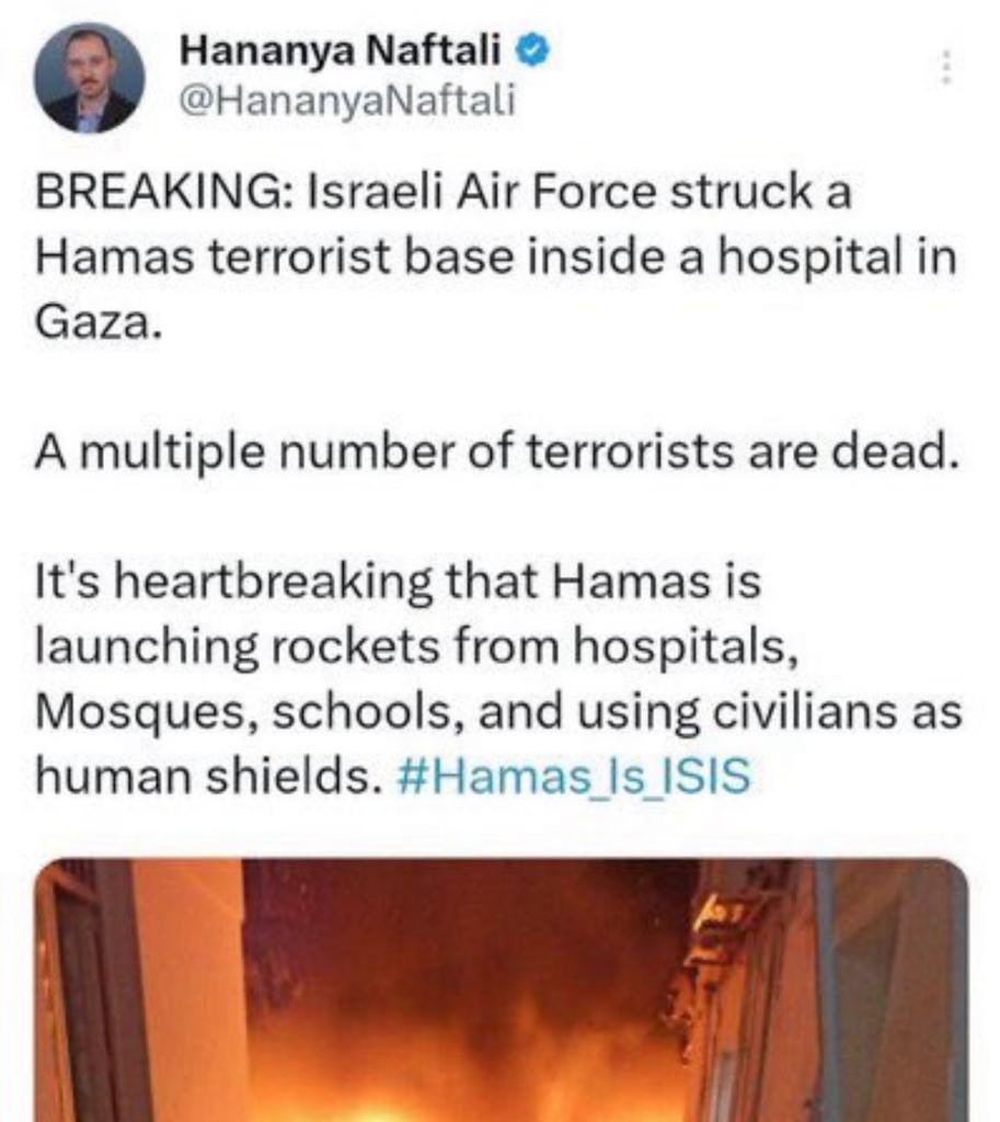 Subsequently, they launched an attack on the hospital, resulting in a tragic massacre. Following the attack, they displayed jubilation. The media spokesperson confirmed their rationale for the attack, claiming that it was due to Hamas allegedly using the hospital as a hiding…