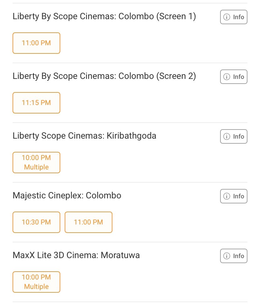 vithurshanan's tweet photo. Rocking advance booking of Leo in Srilanka.Continuous house full shows.#Leo gonna roar more than we think https://t.co/L7WU1k6IWR