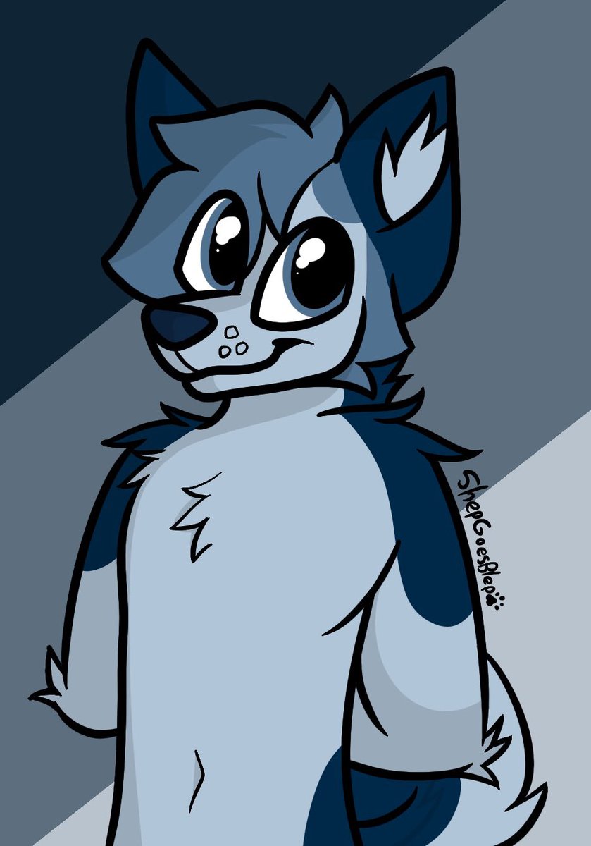 ShepGoesBlep's tweet photo. Halfbody for @Seaquestdsv1! https://t.co/dWpmGZgQmQ