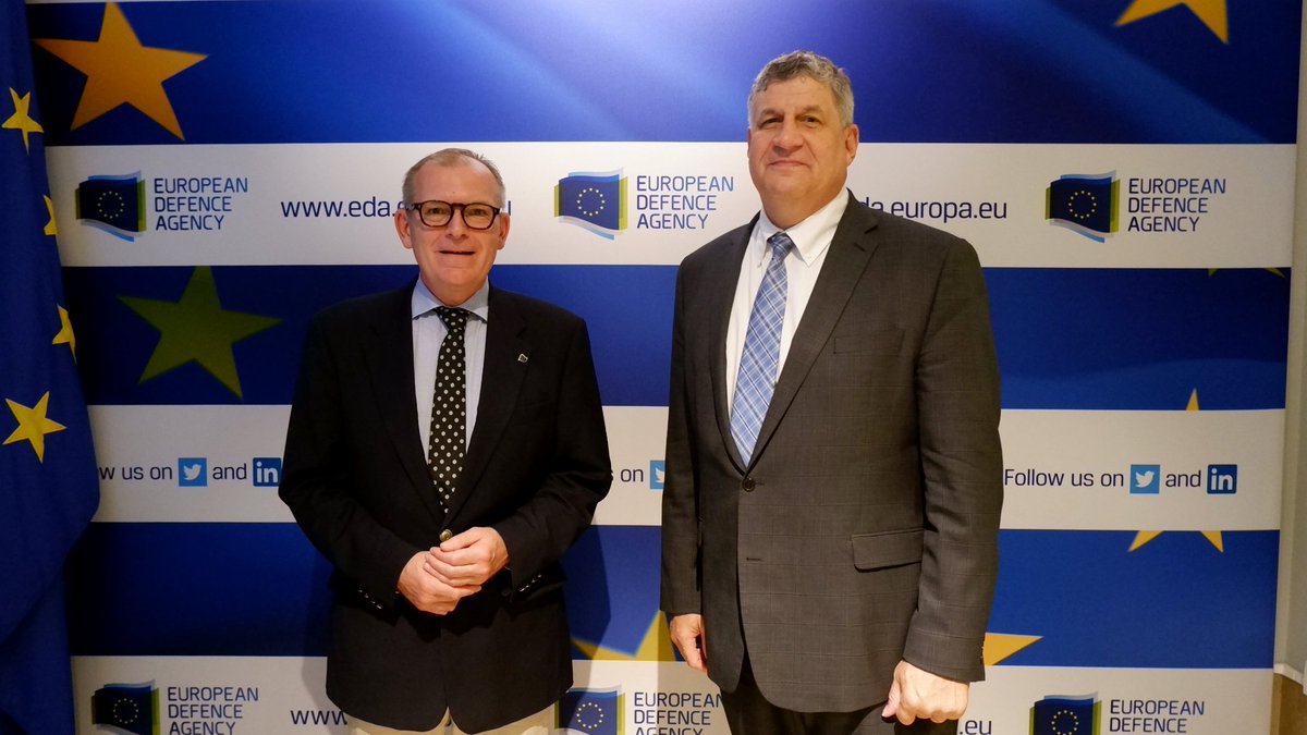 EUDefenceAgency's tweet photo. As #EU leaders meet @POTUS at #EUUSsummit 🇪🇺🇺🇸, EDA & @DeptofDefense deepen transatlantic #defence cooperation in various work strands through Administrative Arrangement.
High-level meetings & expert consultations with EU Member States ongoing. @DoD_USD_AS
https://t.co/JpAwZD64fA https://t.co/iH0BcqWa9n
