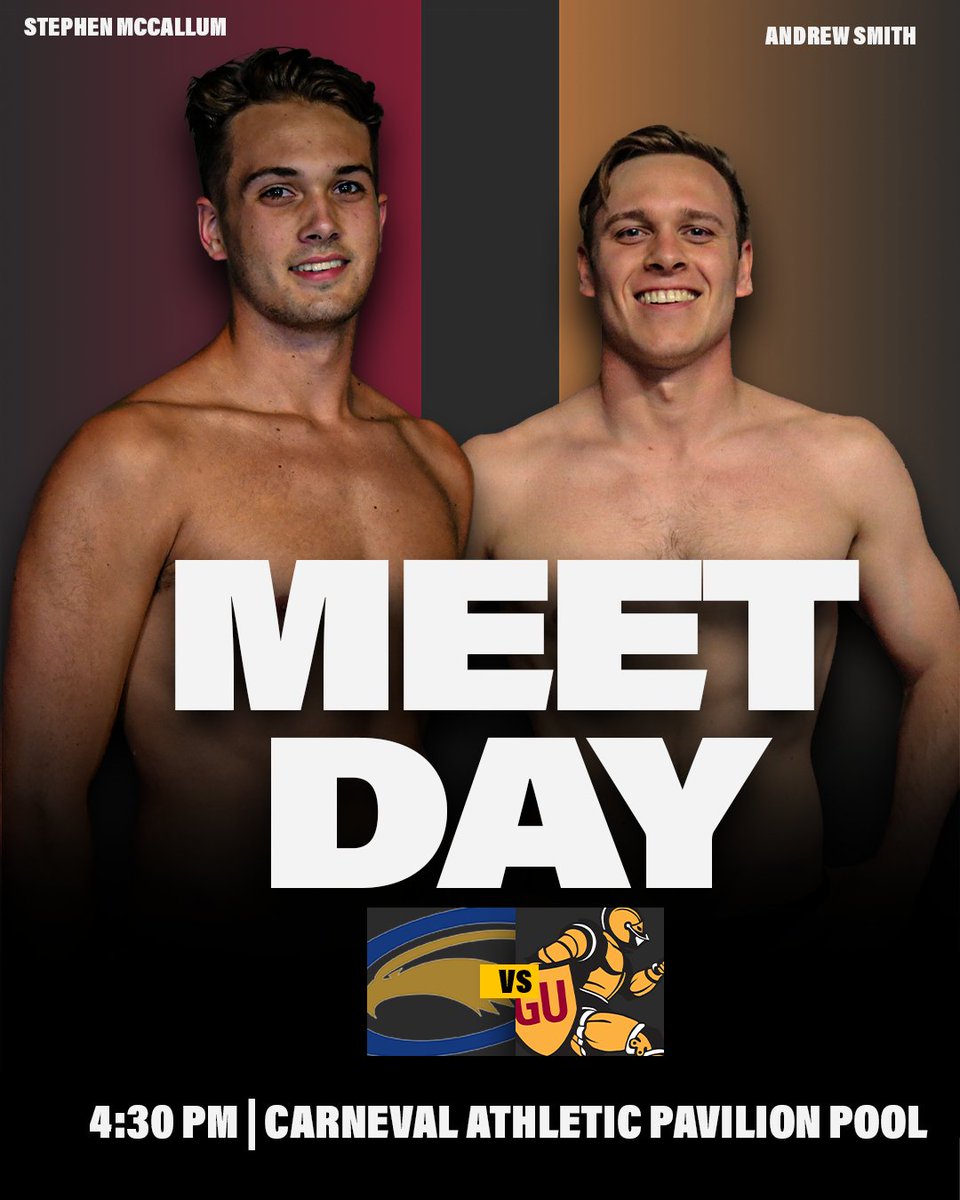 Home opener! 
The Gannon men’s swimming and diving team will open the season by hosting Clarion today.
📍   Carneval Athletic Pavilion Pool  l  Erie, Pa.
⏰ Friday, 4:30 p.m.
📺 Watch: tinyurl.com/4bh5tbm9
📝 Preview: tinyurl.com/2s493atv
<a href="/gannonu/">Gannon University</a> @gannonswimdive