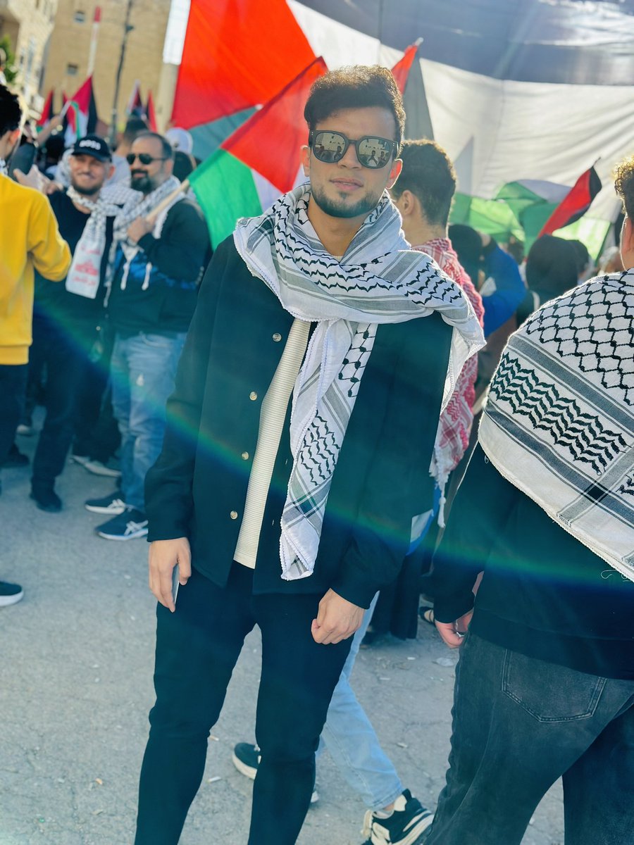 قرب الحدود الفلس*طينيه🇵🇸
برفقة الأخوه الأردنيه
#شكراً_الله 
#القُح🇮🇶❤️