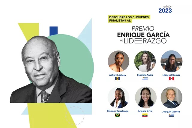 👏📣¡Definidos los 6 finalistas al Premio Enrique García al Liderazgo!

El compromiso de <a href="/AgendaCAF/">CAF</a> es ser el🟢#BancoVerde de la región.🏆Reconocer e impulsar el liderazgo joven que promueve el desarrollo sostenible es avanzar en ese objetivo.

¡El próximo 30 de octubre