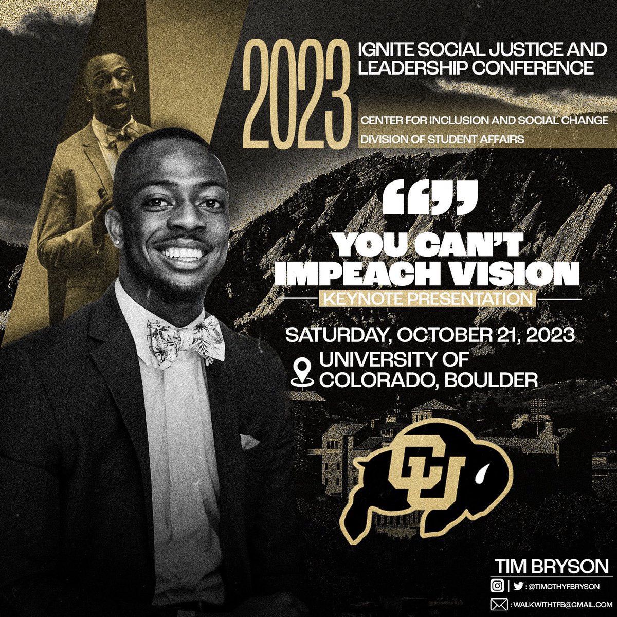 timothyfbryson's tweet photo. “Now Give Me My Theme Music!”🕺🏽
Credit @dawonbbaker w/ the assist. 🤝🏾
@bturpp, graphic designer, is HIM. 🎨
https://t.co/v0MFzd9MNB
It’s happening. I’m walking! 💫
#YCIV #WalkWithTFB #purpose https://t.co/MpKOlWin7T