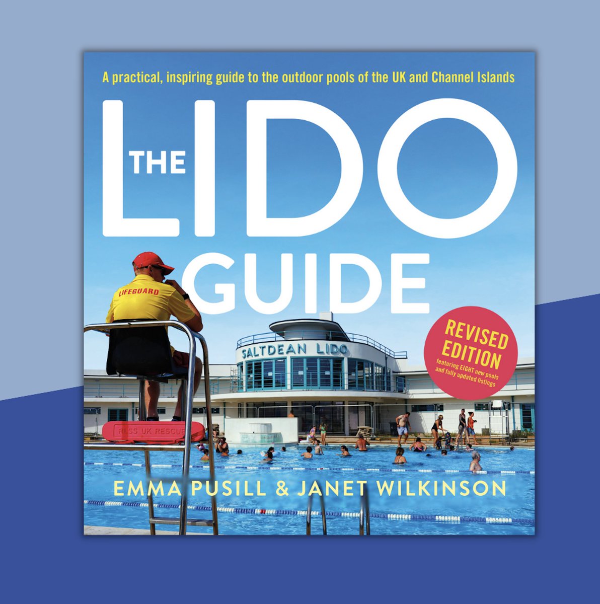 Look! LOOK! Forgive the shouting, but I am so excited to share the lovely new cover that #TheLidoGuide2024 edition will have. Designed by the very talented @mecobtweets. We are particularly thrilled that @SaltdeanLido has been chosen as the cover girl by @unbounders