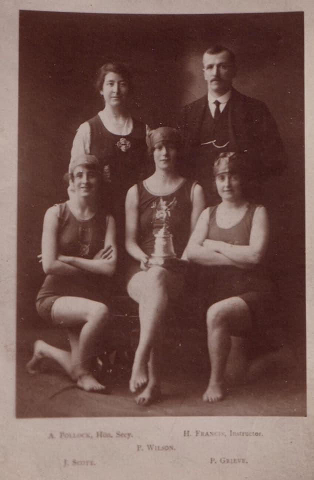 My latest article revives the legacy of the 'graceful' Miss Peggy Grieve (bottom right), a champion swimmer from #Hawick. Read the full article online via @TheHawickPaper (£1.20 sub) at goo.gl/d9YFC4, on the app, or arrange a paper copy via jason@thehawickpaper.co.uk.