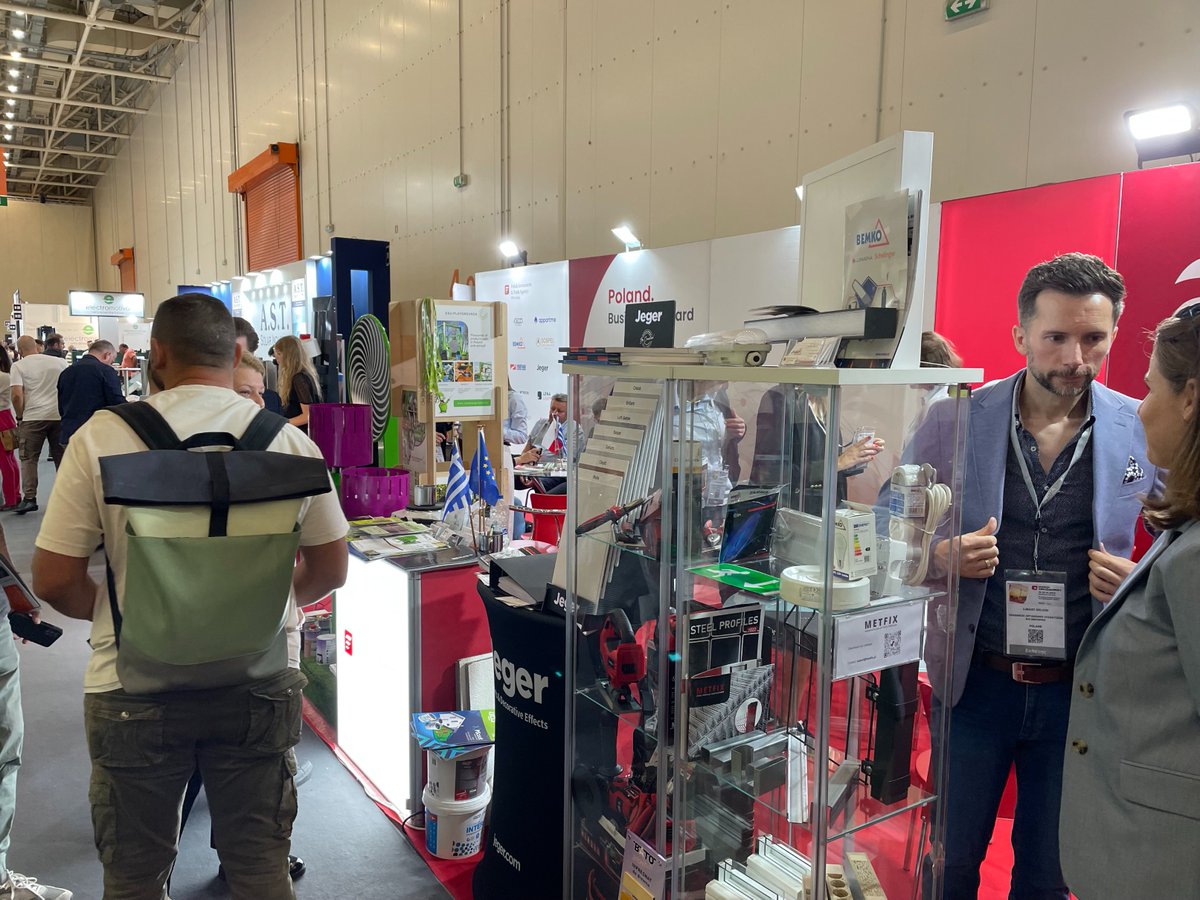 LompartA's tweet photo. Visiting the π΅π± stand at the Greece Build Expo 2023 at #AthensMetropolitan exhibition, organized by @Athens_PAIH.
It's great to meet π΅π± companies from the construction industry, whose offer is so appreciated in π¬π·. It's great to hear that the first contracts have been signed.π https://t.co/uvw2h3AdHc