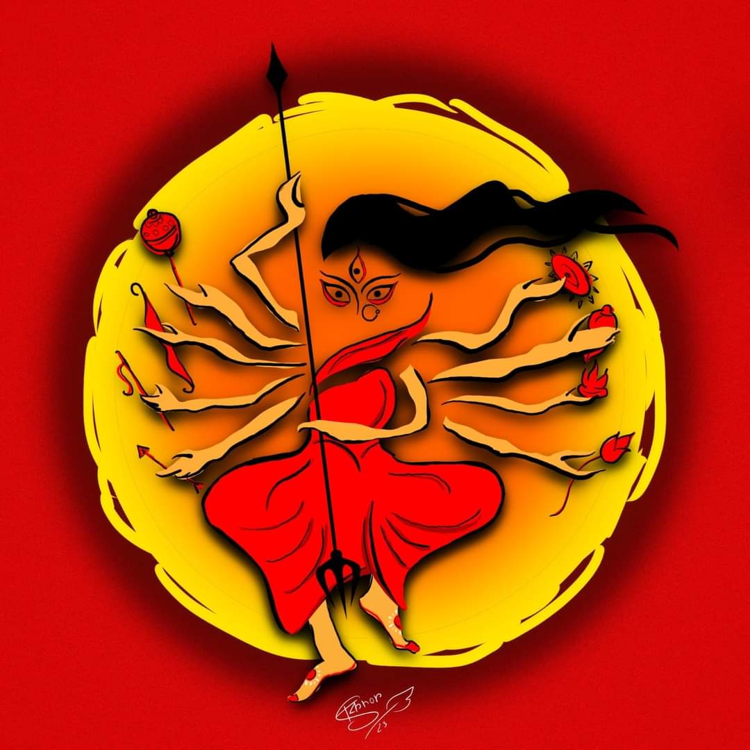 Ashok_assam's tweet photo. या देवी सर्वभूतेषु शक्ति-रूपेण संस्थिता।
नमस्तस्यै नमस्तस्यै नमस्तस्यै नमो नमः॥
মা দুৰ্গতিনাশিনীয়ে আটাইৰে মংগল কৰক। শুভেচ্ছা
#HappyDurgaPuja https://t.co/0XJo39boNd