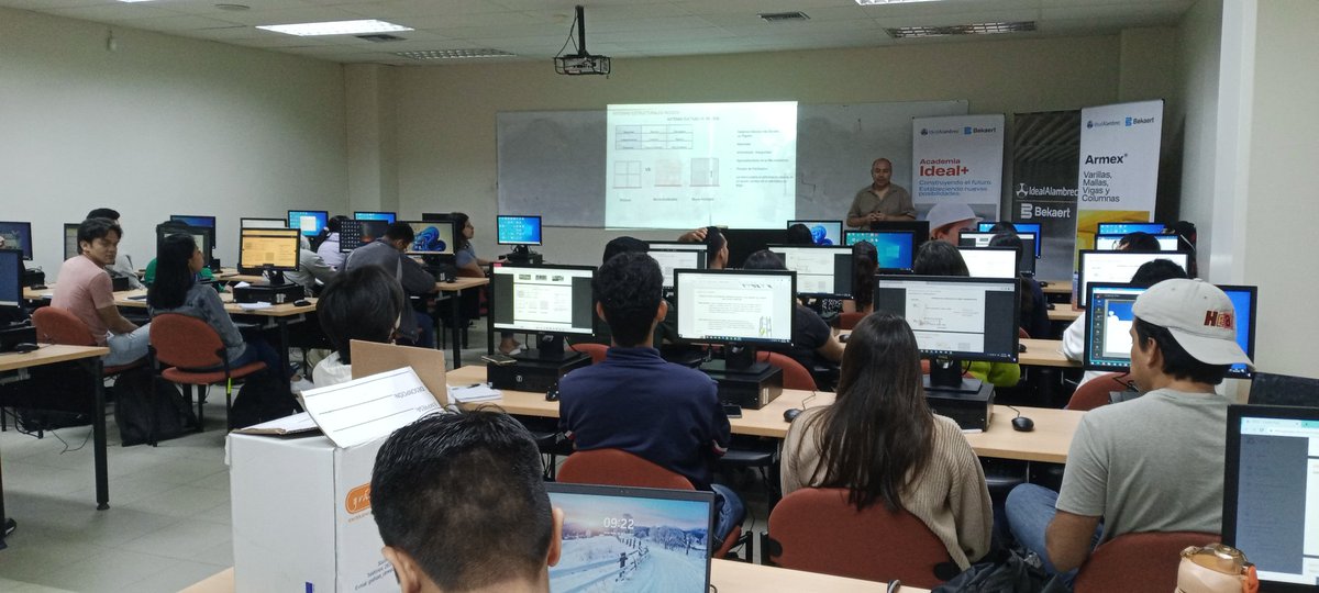 Conectando conocimiento y experiencia para un futuro más brillante. #AcademiaIDEAL+ <a href="/IdealAlambrecB/">Ideal Alambrec Bekaert</a> <a href="/espol/">ESPOL</a> <a href="/FictESPOL/">Facultad de Ingeniería en Ciencias de la Tierra</a>