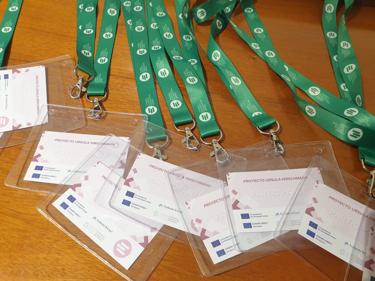 🟣PROJECTE URSULA HIRSCHMANN
🚩CaixaForum Palma - Entrada lliure
🕕18.00 d'avui

#EuropayEllas