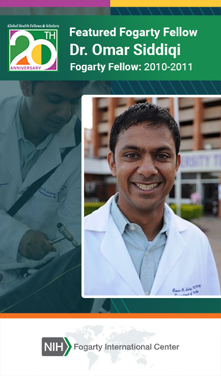 This #FogartyFellowFriday meet Dr. Omar Siddiqi who helped launch the first #neurology research training program in #Zambia in 2018! Learn more about his #Fogarty project co-funded by <a href="/NIH_OAR/">NIH OAR</a>, and his #globalhealth journey: loom.ly/cb133B0