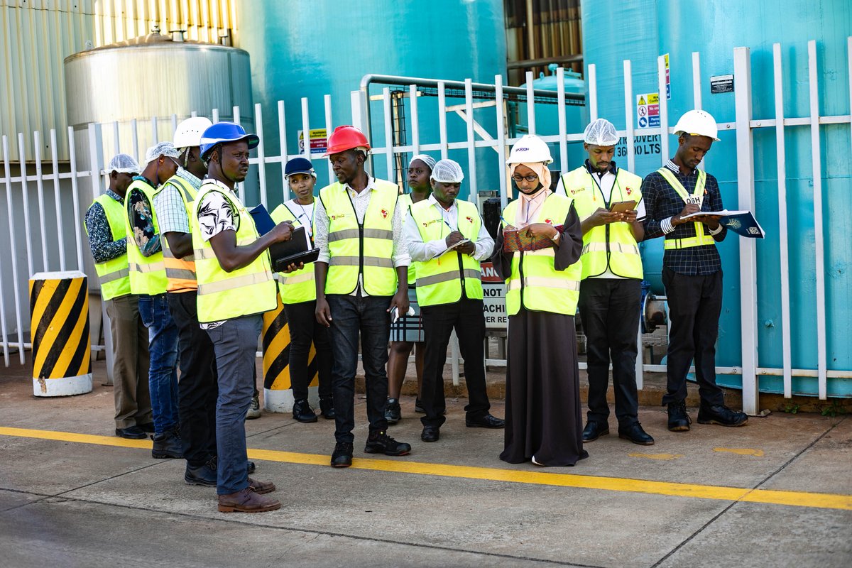 MakSPH's tweet photo. Our Master of Environmental and Occupational Health (MEOH) students had an enriching learning experience during their field study visit to @CocaColaBevUg Namanve this week, as part of the Occupational Hygiene course unit, allowing them to delve into practical applications. https://t.co/M4RR3e3pE5