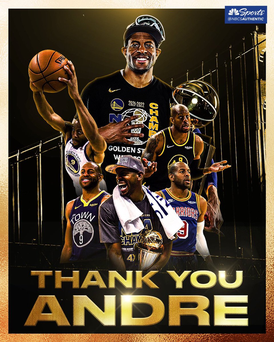 Four championship rings and a lasting legacy.

Congrats on a great career, Andre 👏