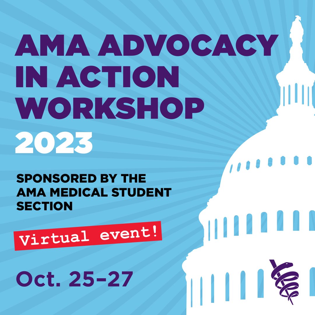 Learn how to advocate for providers, patients, and your communities. Register for the MSS Advocacy in Action Workshop, Oct. 25-2 today! spr.ly/6018uw0Rg