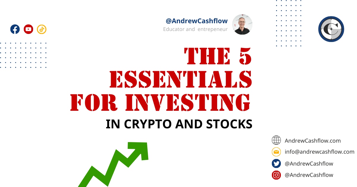 AndrewCashflow's tweet photo. What do you need to start investing in crypto and stocks? ⁠
I assume that if you're reading this, you want to get started as quickly as possible. ⁠
⁠
You'll need these 5 things: Read them on my Instagram.
⁠
#Investing #crypto #bitcoin #money #invest https://t.co/2O8NILLbvz