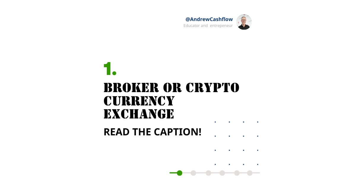 AndrewCashflow's tweet photo. What do you need to start investing in crypto and stocks? ⁠
I assume that if you're reading this, you want to get started as quickly as possible. ⁠
⁠
You'll need these 5 things: Read them on my Instagram.
⁠
#Investing #crypto #bitcoin #money #invest https://t.co/2O8NILLbvz