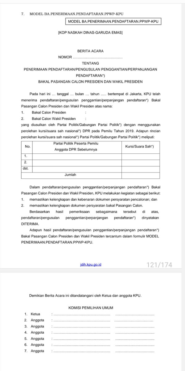 HadarNG's tweet photo. Kemarin 2 bapaslon Pres-Wapres bersama parpol2 pengusulnya ke KPU mendaftar. Ka @KPU_ID menyatakan kedua bapaslon dok lengkap &amp; pendaftaran diterima. Sbg lembaga yg tranparan &amp; akuntabel harusnya KPU jg publikasikan dok pndaftarn yg menunjukan hal tsb. @bawaslu_RI @dkpp @KIPusat https://t.co/gLmQu3Umbb