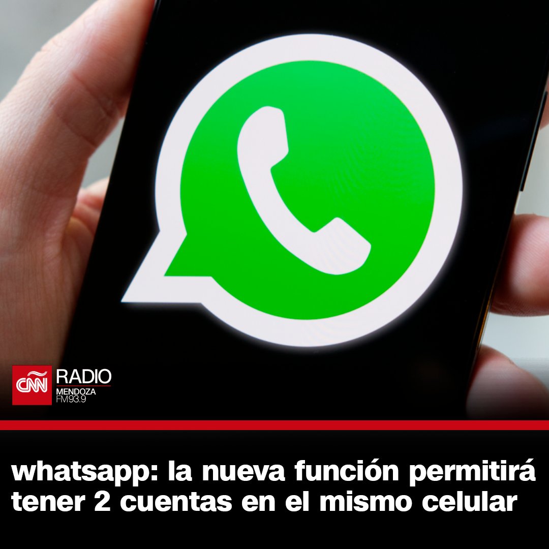 📱 Con esta nueva actualización, los usuarios podrán gestionar dos cuentas dentro de la misma aplicación, facilitando para muchos usuarios la posibilidad de separar la cuenta personal del ámbito profesional y poder tenerlo todo junto en el mismo celular.

#whatsapp📲 #celular