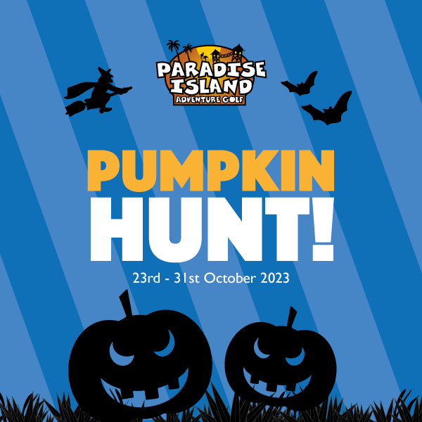 PiagCOaks's tweet photo. You guessed it…

The annual Paradise Island Adventure Golf Pumpkin Hunt is back for 2023! 🎃⛳️

Between October 23rd and 31st, 8 spooky coloured pumpkins will be waiting for you around the courses. Your mission - should you choose to accept it - is to find them! https://t.co/K7jehqs3F3