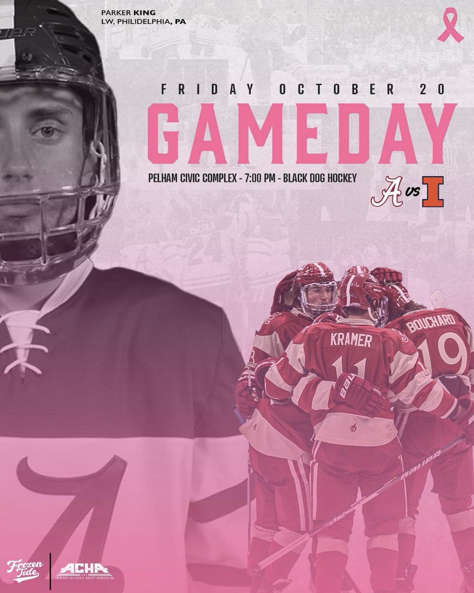 ITS A FROZEN TIDE GAMEDAY‼️🚨

Come support the Frozen Tide tonight while they take on <a href="/IlliniHockey/">Illini Hockey</a> at Pelham Civic Complex…puck drops at 7PM!! 

🆚 <a href="/IlliniHockey/">Illini Hockey</a> 
📍Pelham Civic Complex 
⏰7:00 PM CST 
🎥 BlackDog Hockey