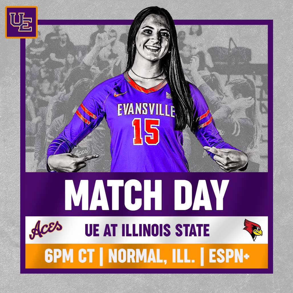 MATCH DAY!

🆚 Illinois State
📍 Normal, Ill.
⏰ 6PM CT
🎥 bit.ly/3Fs2HVj (ESPN+)
📊 statb.us/b/478010

🏐 #ForTheAces