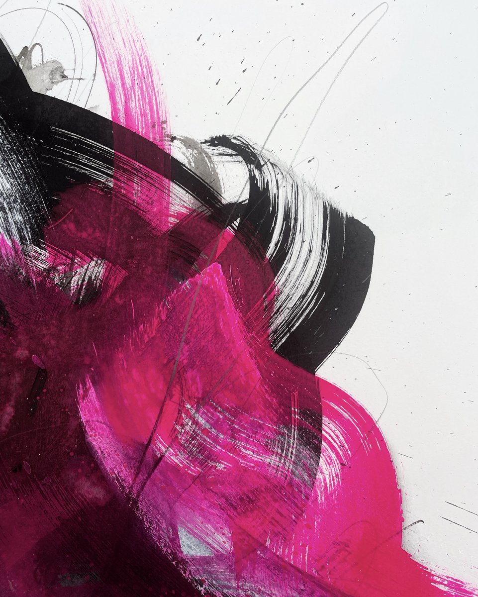 Close-up of a recent commission. ⁣Diptych | 76 x 56cm | Ink &amp; Acrylic on BFK Rives

#abstractcalligraphy #abstractart  #expressivelines #calligraphy #calligraphyart #contemporaryart #contemporarycalligraphy #handwriting #letterarts #abstractcalligraphy #textar...