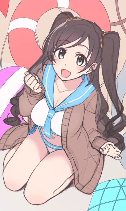 セーラーミズギカーディガンがかわいすぎてそらちゃんで見たかった 