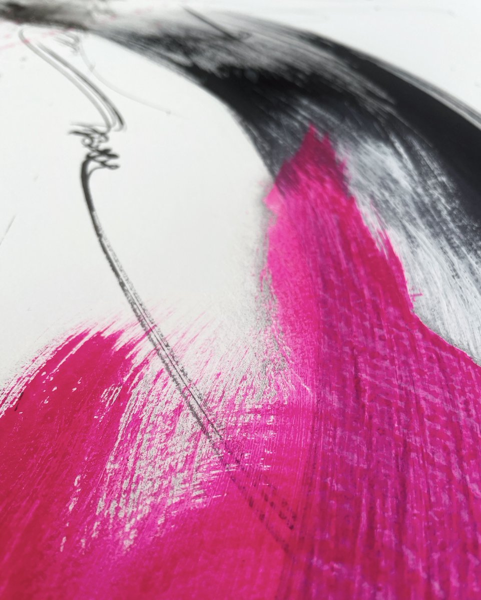 Close-up of a recent commission. ⁣Diptych | 76 x 56cm | Ink &amp; Acrylic on BFK Rives

#abstractcalligraphy #abstractart  #expressivelines #calligraphy #calligraphyart #contemporaryart #contemporarycalligraphy #handwriting #letterarts #abstractcalligraphy #textar...