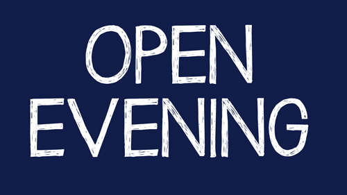 Don't forget we have our Reception Open Evenings taking place this week and next week!