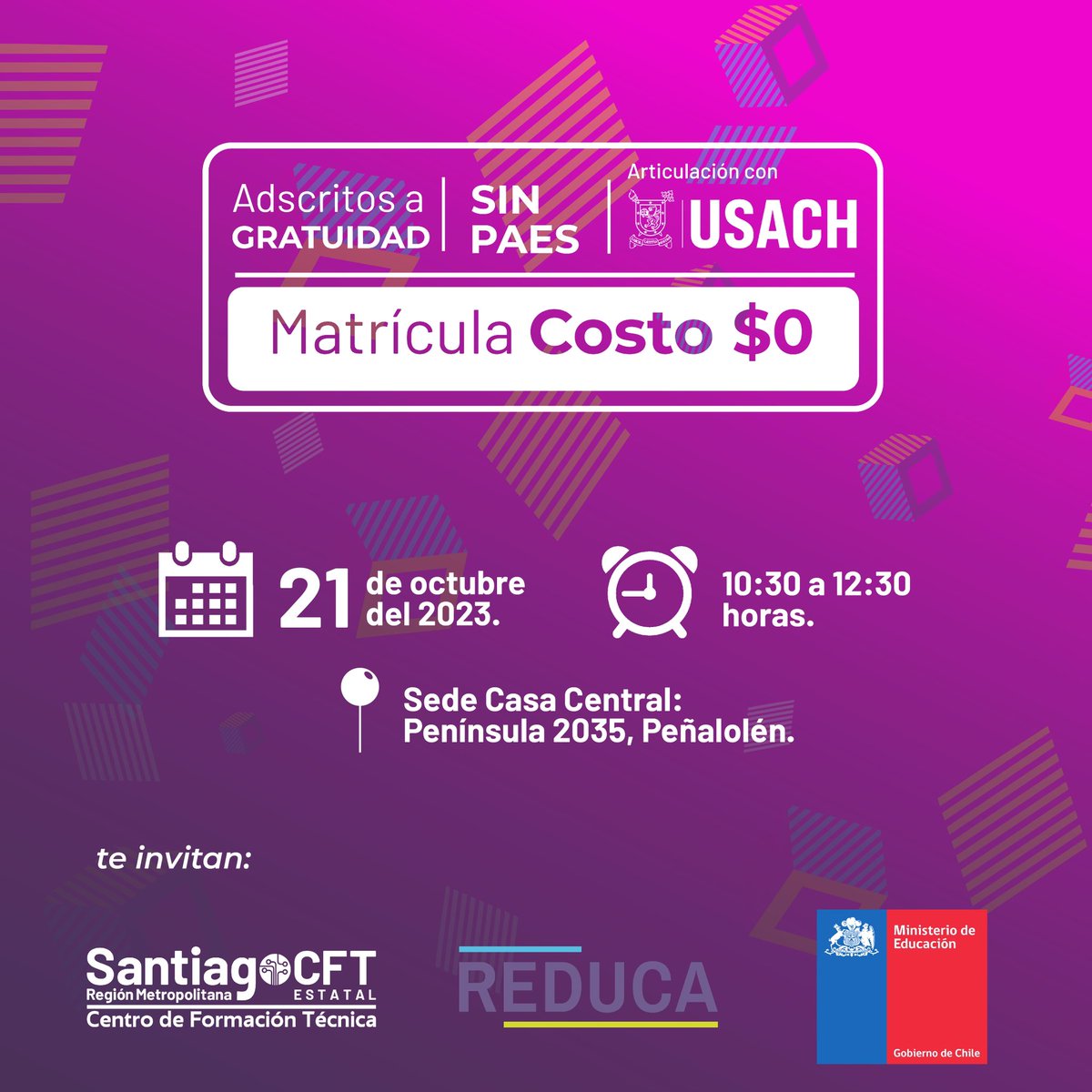 Santiago CFT | Estatal de la Región Metropolitana tweet media