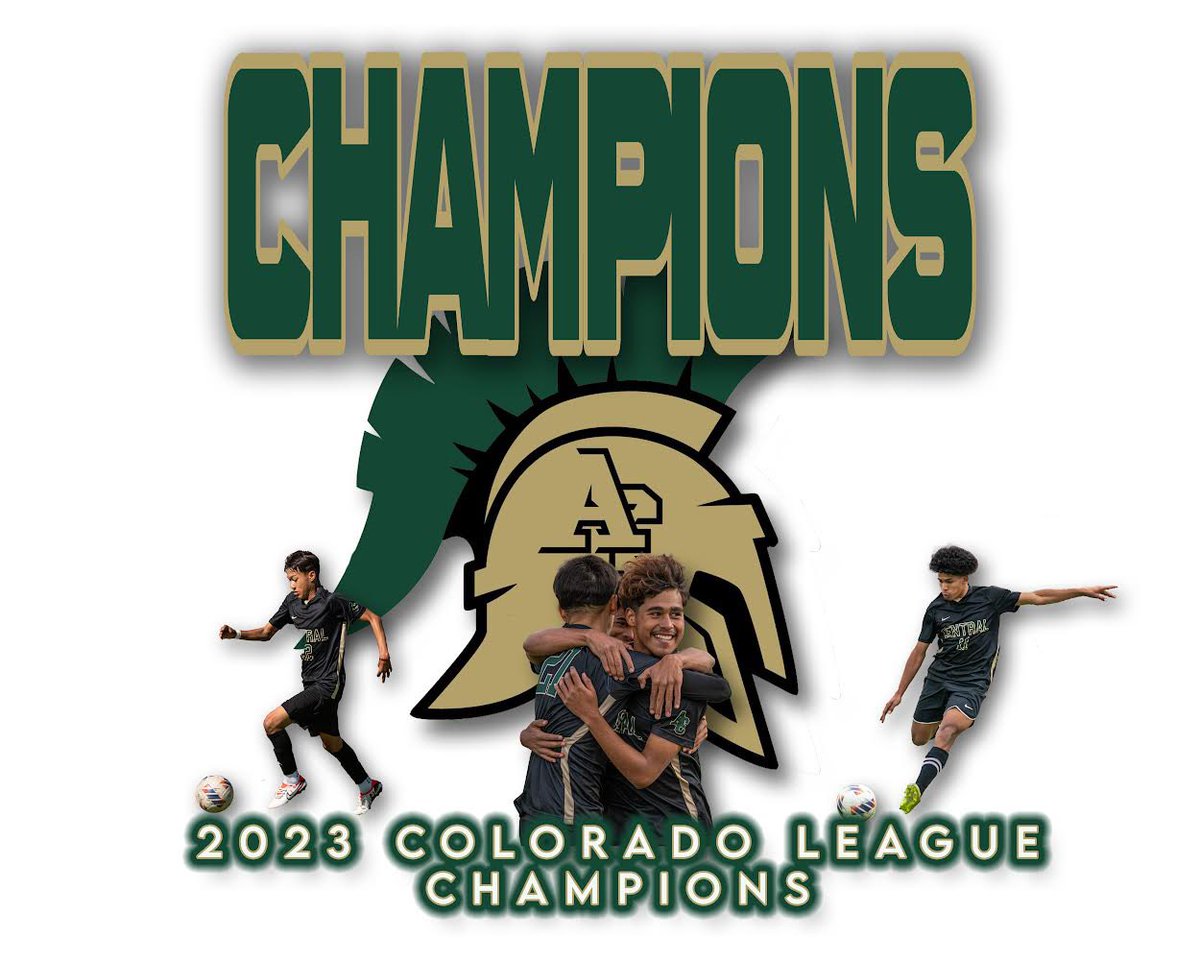 🥇Introducing the 2023 Colorado League Boys Soccer Champions: Aurora Central High School!