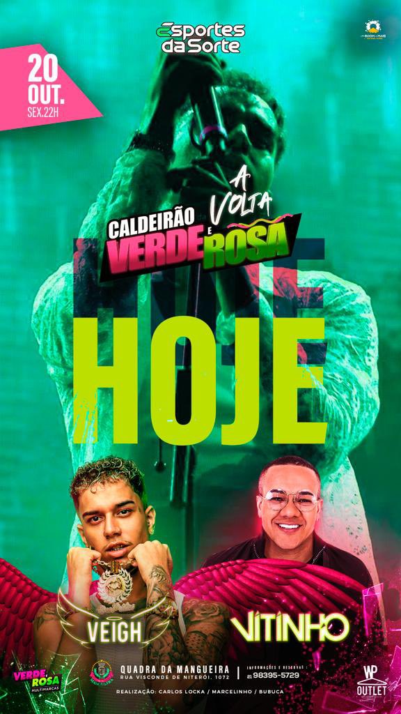 MartinL2212's tweet photo. HOJE É DIA DE VEIGH E VITINHO !!!!

VERDE ROSA PEGA FOGO 🔥💥💚💖 https://t.co/MMIkViHU5H