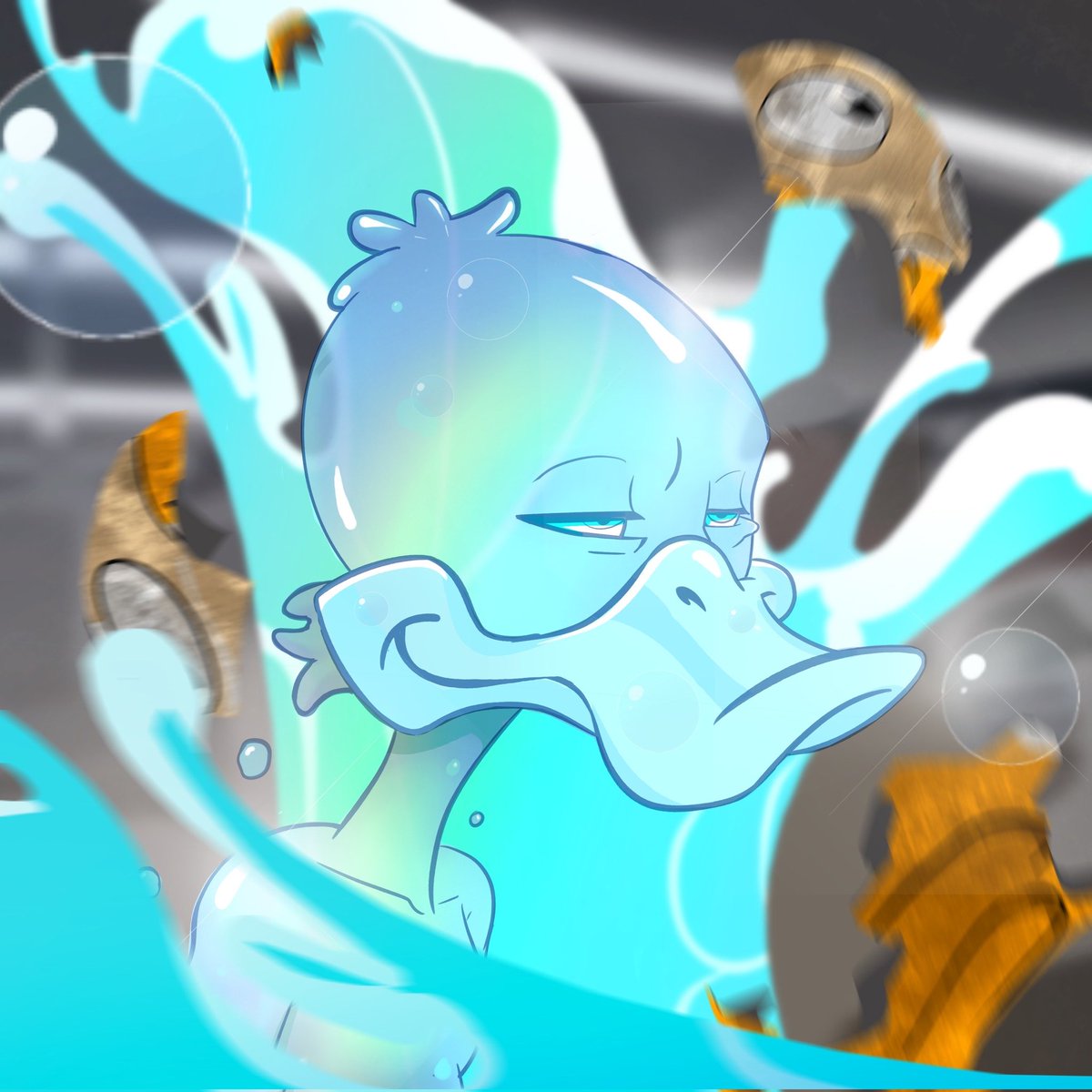 DuckingFuzz's tweet photo. Introducing Aquaflux Mythical Duck #2 of 12. Blending starts 10/23/23 in the #QuackVault
#MythicalMondays #DuckYeah #OnlyOnWax https://t.co/loWwIBdhzC