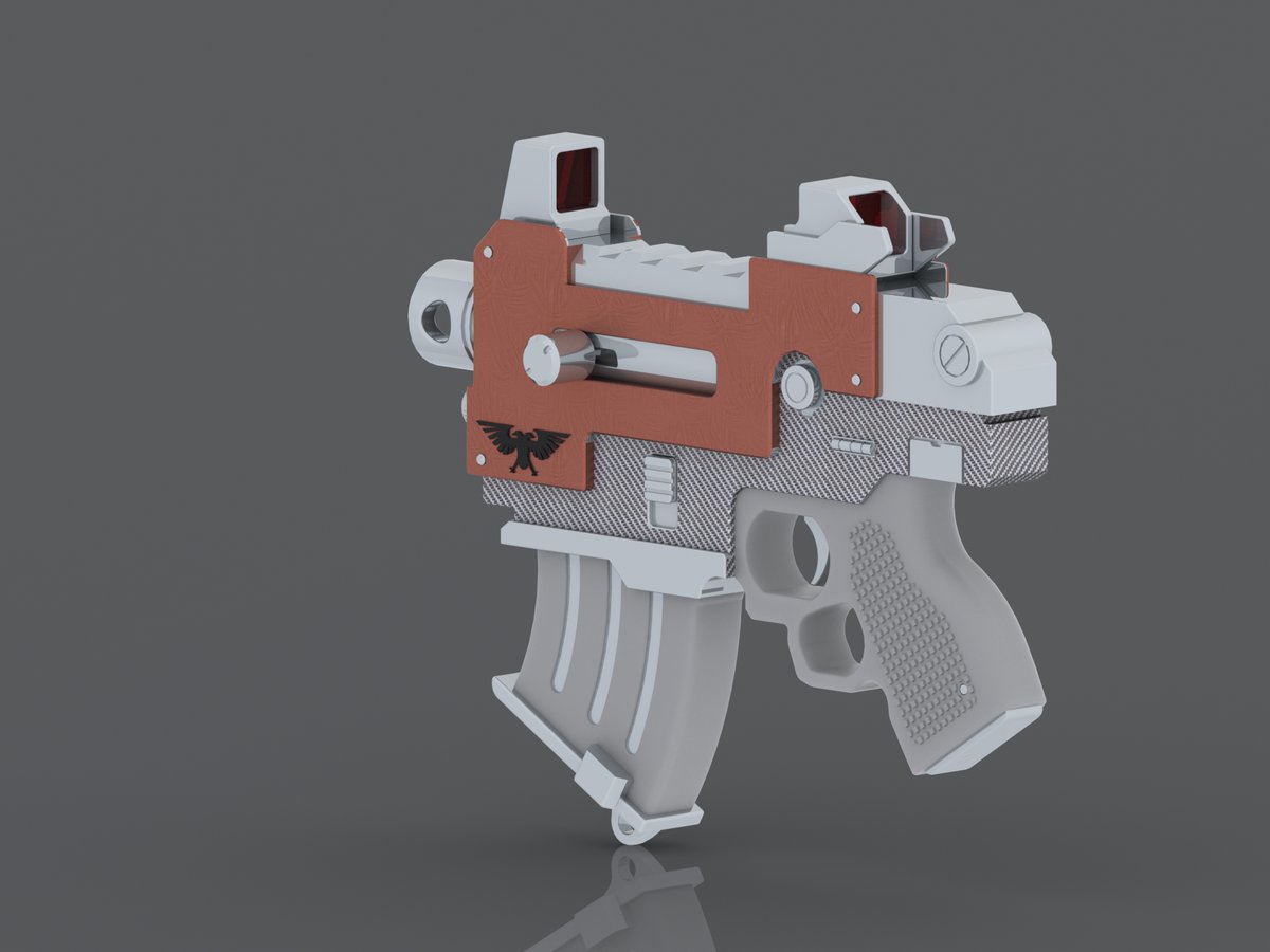 _dashwind_'s tweet photo. This is my 3D model for 3D printing.

https://t.co/WDRghFtQSl

#warhammer, #bolter, #gun, #imperial, #emperor, #spacemarines, #40K, #adeptus, #astramilitarum, #horusheresy, #cosplay, #rpgtabletop, #boltgun, #mechanicum, #ammunition, #weapon, #pistol, #boltpistol, #astartes https://t.co/f0Ss14P6kx