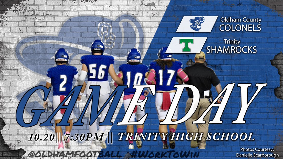 Oldham County Football (@oldhamfootball) on Twitter photo RISE UP <a href="/OCColonelNation/">OCColonelNation</a> Itโs GAME DAY! Tonight the Colonels make the trip to St. Mattโs for the final district game of the season. See you there! <a href="/OCBoosters/">OCHSAthleticBoosters</a> <a href="/THEOZONE7/">THE O-ZONE</a> RISE UP <a href="/OCColonelNation/">OCColonelNation</a> Itโs GAME DAY! Tonight the Colonels make the trip to St. Mattโs for the final district game of the season. See you there! <a href="/OCBoosters/">OCHSAthleticBoosters</a> <a href="/THEOZONE7/">THE O-ZONE</a>