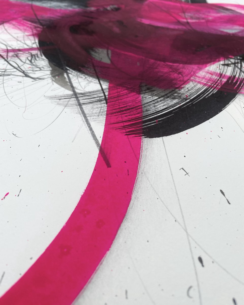 Close-up of a recent commission. ⁣Diptych | 76 x 56cm | Ink &amp; Acrylic on BFK Rives

#abstractcalligraphy #abstractart  #expressivelines #calligraphy #calligraphyart #contemporaryart #contemporarycalligraphy #handwriting #letterarts #abstractcalligraphy #textar...