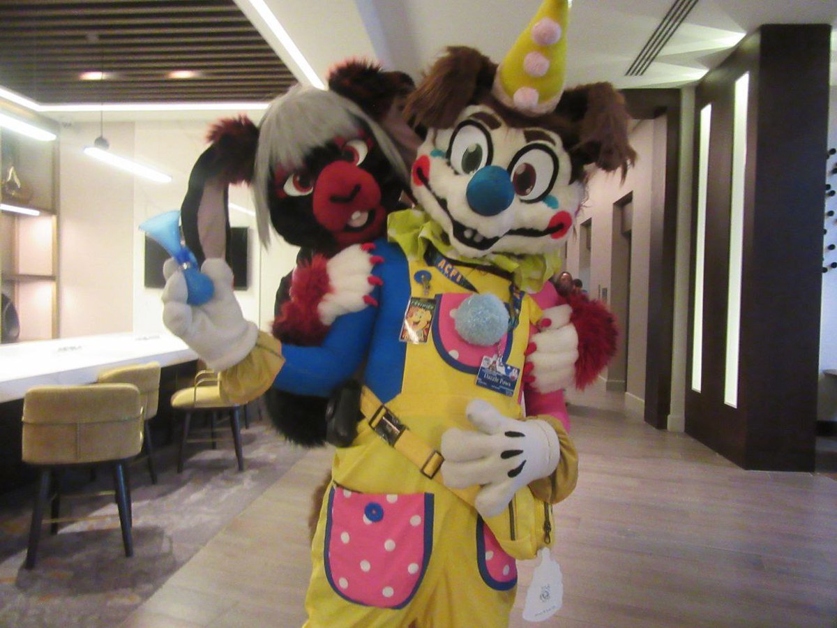 This picture of myself and DazzlePaws (<a href="/Spectrepaw/">Dazzlepaws 🔜ACFI</a>) at #ACFI2023 is one of my favorites.