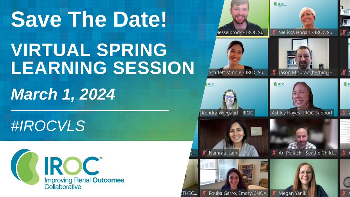 IROCNow's tweet photo. Weβre excited to announce the date for our Virtual Spring Learning Session: March 1, 2024!
Stay tuned for more info π #IROCLS #IROCVLS https://t.co/9ft7hIMvyI