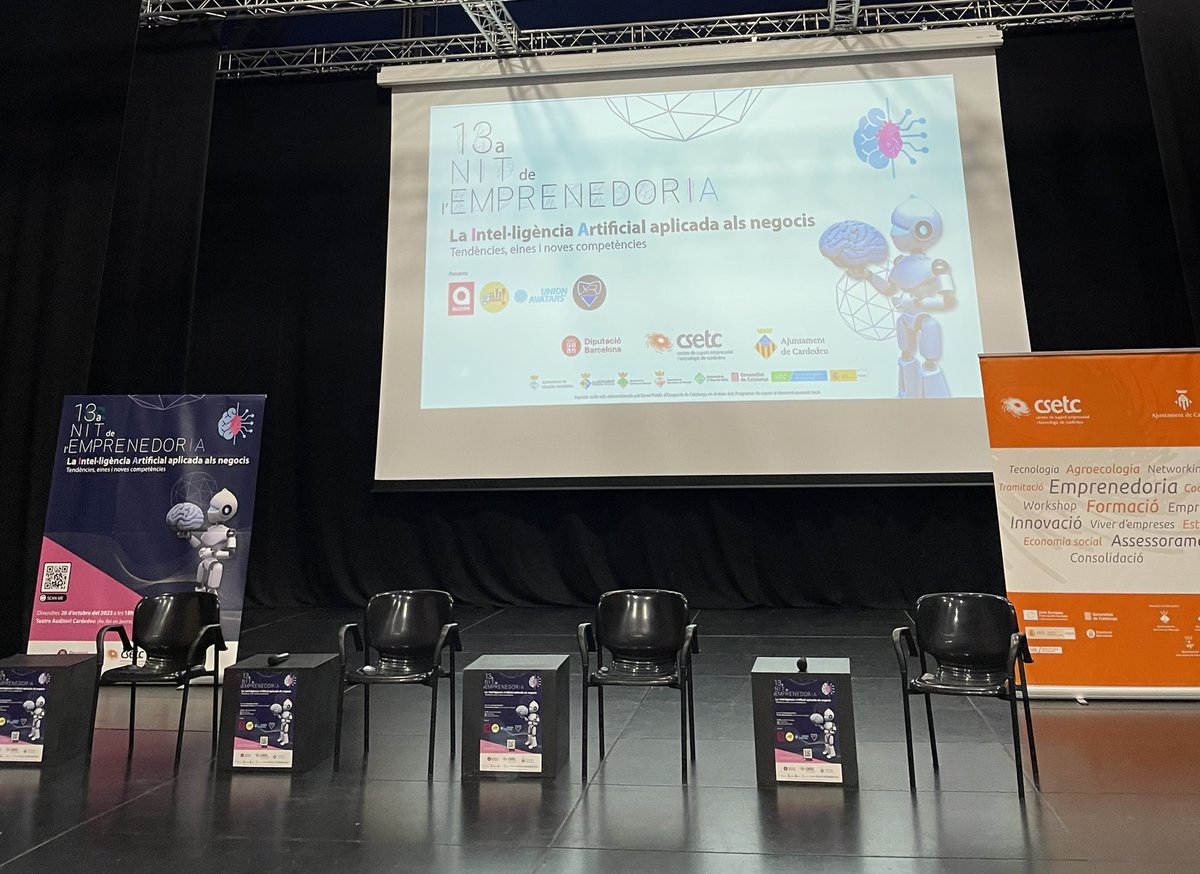 csetc's tweet image. Tot a punt per començar la #13nitemprenedoria us esperem