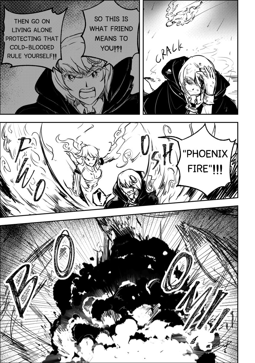 Lavendulan's tweet photo. [Fan manga] Black Amelia: Timeline Annihilator PART II - FINAL CHAPTER (Pages 32-33)
(Read right to left)

#BlackAmelia #HololiveEN #holoMyth #AlterAme #hololiveALT #holoENlore #EvilAme #manga #ameliart #kronillust #artsofashes #絵ニックス #Gawrt https://t.co/iY9a2bDYeZ