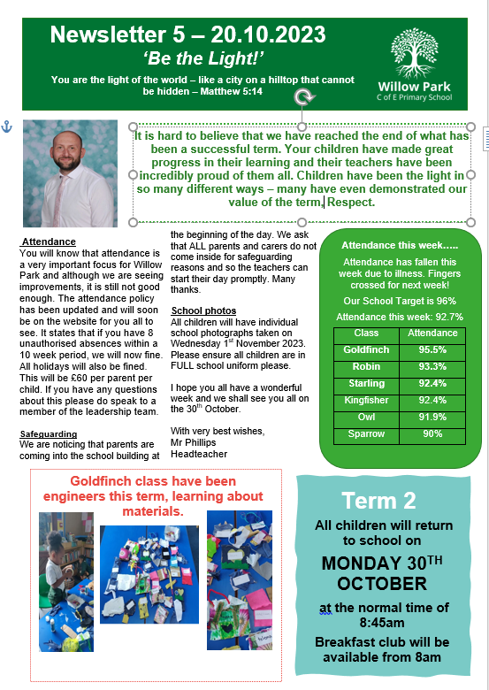 Willow Park C of E Primary School tweet media