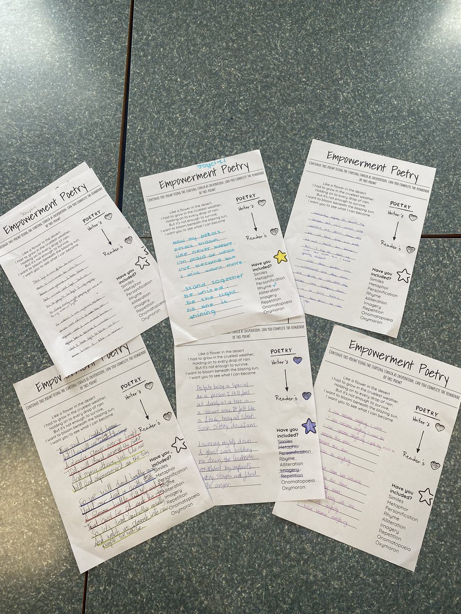 📝The English Faculty @ReddenCourt spent Drop Down Day with Year 9 celebrating diversity by creating poems centred around the theme of empowerment!